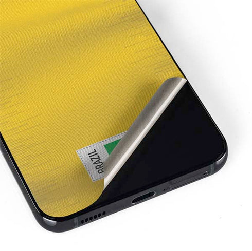 Brazil Soccer Flag Galaxy S22 Plus Skin